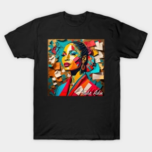 Sade Adu // Paper Art T-Shirt